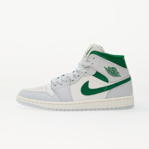 Sneakers Air Jordan 1 Mid Summit White/ Pine Green-Pure Platinum-Sail EUR 42-alacsony-ár