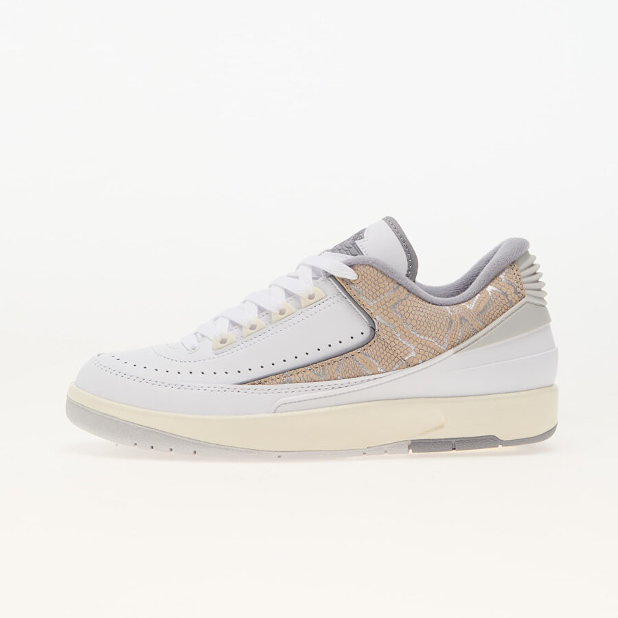Sneakers Air Jordan 2 Retro Low "Python" White/ Cement Grey-Sanddrift-Neutral Grey EUR 40-alacsony-ár