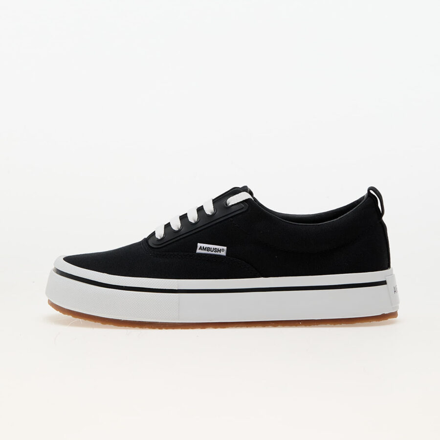 Sneakers Ambush Vulcanized Lace Up Canvas Black White EUR 39-alacsony-ár