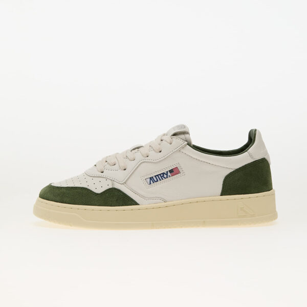 Sneakers Autry Medalist Low Man Goat/ Suede White/ Milit EUR 42-alacsony-ár
