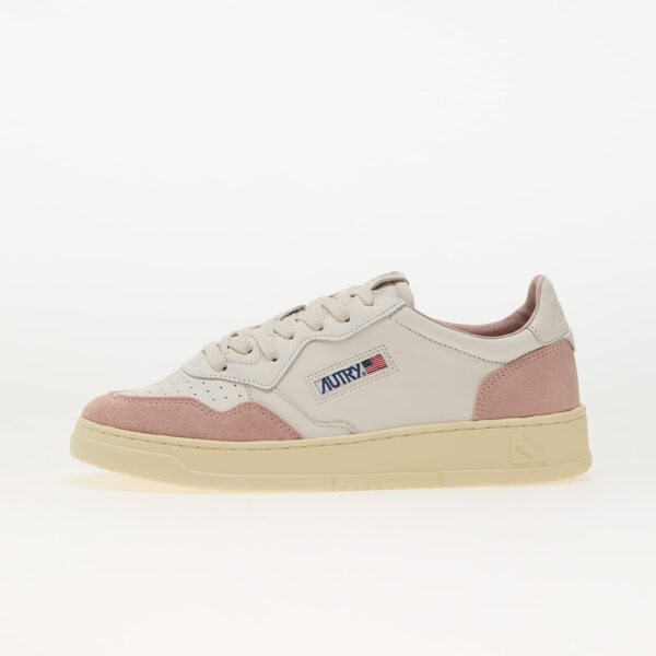 Sneakers Autry Medalist Low Man Goat/ Suede White/ Powder EUR 41-alacsony-ár