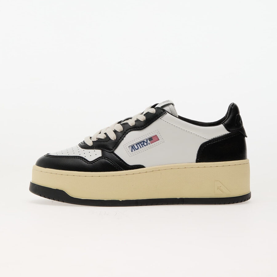 Sneakers Autry Platform Low Wom Leat/ Leat Wht/ Blk EUR 39-alacsony-ár