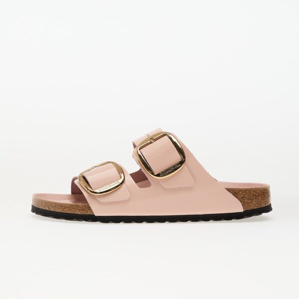 Sneakers Birkenstock Arizona Big Buckle Natural Leather Patent High-Shine Light Rose EUR 36-alacsony-ár