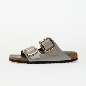 Sneakers Birkenstock Arizona Big Buckle Natural Leather Patent High-Shine Stone Coin EUR 36-alacsony-ár