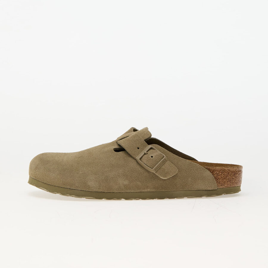 Sneakers Birkenstock Boston Leather Velvet Faded Khaki EUR 43-alacsony-ár