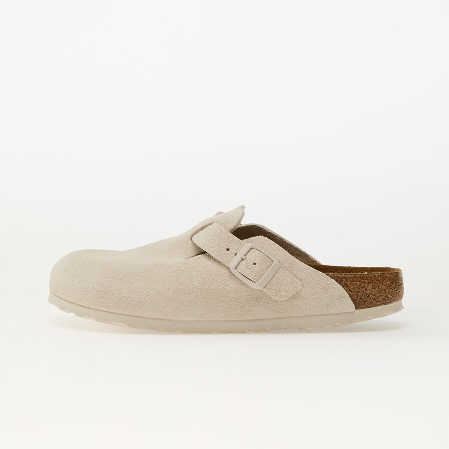 Sneakers Birkenstock Boston Soft Footbed Suede Leather Antique White EUR 38-alacsony-ár