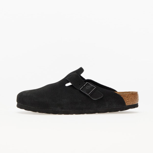 Sneakers Birkenstock Boston Soft Footbed Velvet Leather Black EUR 43-alacsony-ár