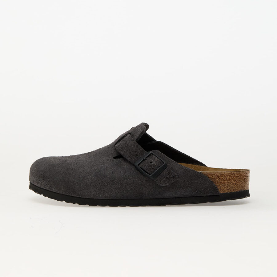 Sneakers Birkenstock Boston Suede Leather Velvet Grey EUR 45-alacsony-ár