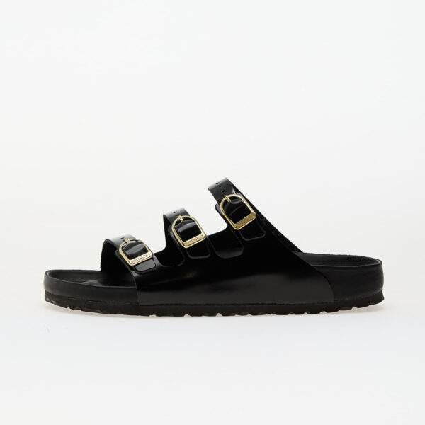 Sneakers Birkenstock Florida Fresh Natural Leather Patent High-Shine Black EUR 38-alacsony-ár
