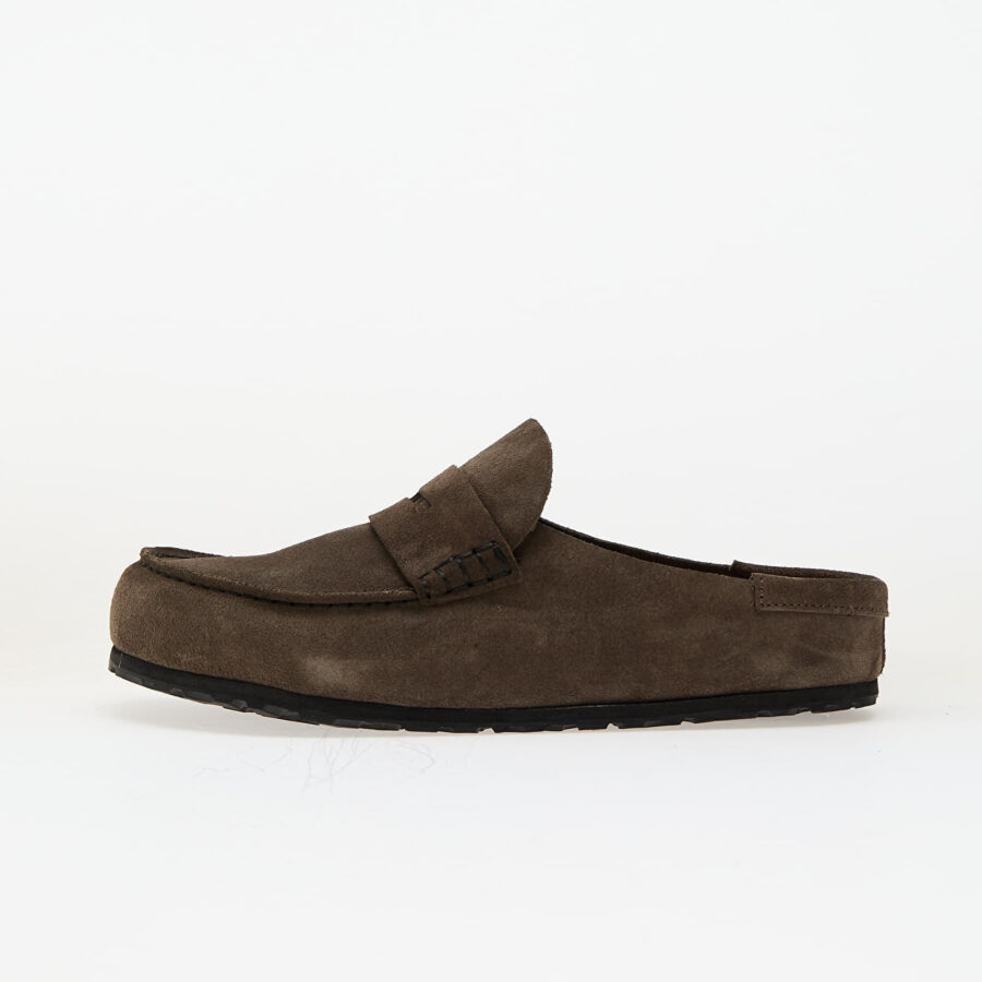 Sneakers Birkenstock Naples Wrapped Suede Leather Concrete Gray EUR 45-alacsony-ár
