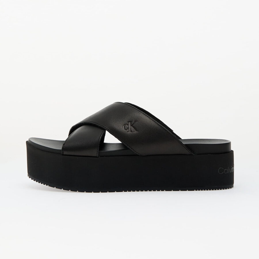 Sneakers Calvin Klein Jeans Flatform Cross Mg Uc Black EUR 36-alacsony-ár