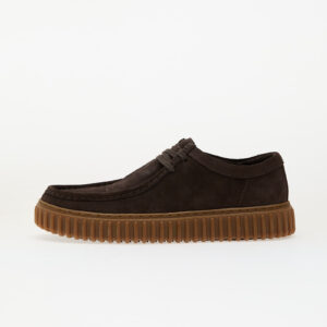 Sneakers Clarks Torhill Lo Dark Brown Suede EUR 9-alacsony-ár