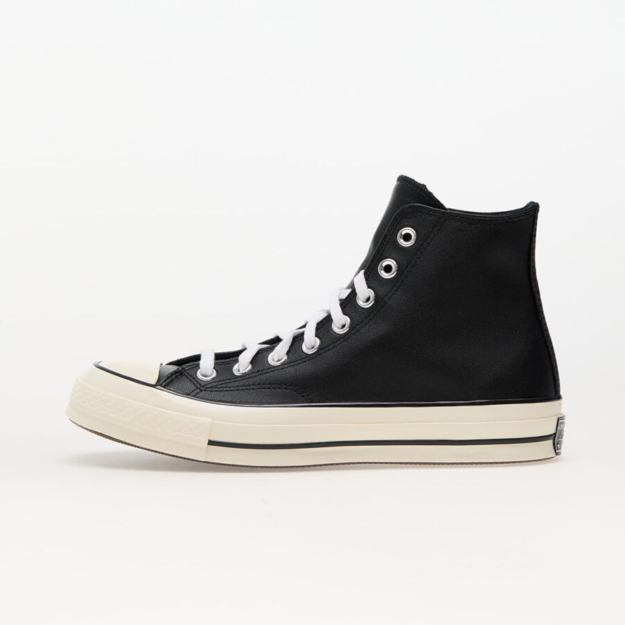 Sneakers Converse Chuck 70 Leather Black/ White/ Egret EUR 37-alacsony-ár