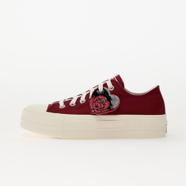 Sneakers Converse Chuck Taylor All Star Lift Ox Park Red/ Vintage White EUR 41-alacsony-ár