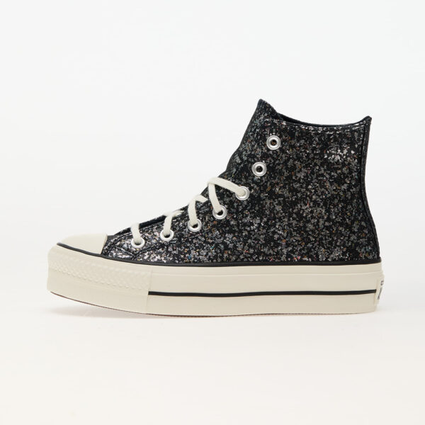 Sneakers Converse Chuck Taylor All Star Lift Platform Glitter Into The Void/ Egret/ Black EUR 37-alacsony-ár