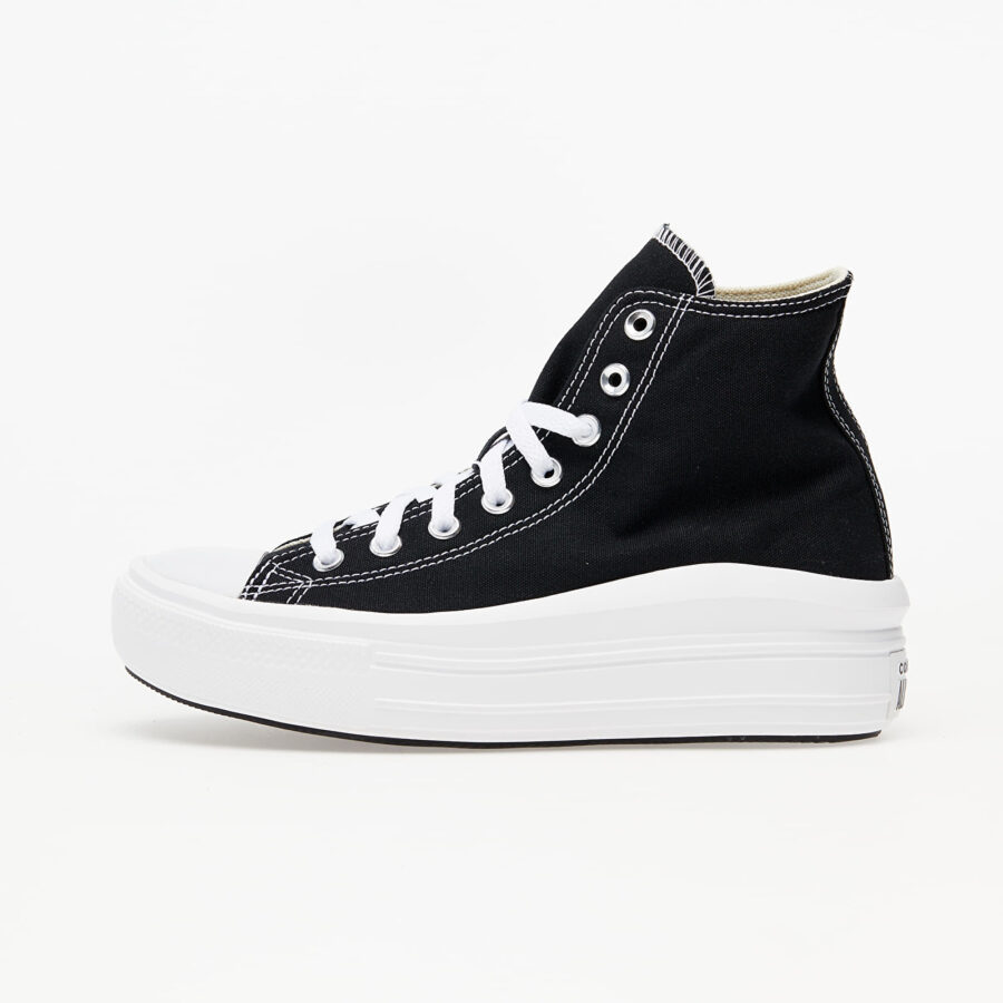 Sneakers Converse Chuck Taylor All Star Move Hi Black/ Natural Ivory/ White EUR 37-alacsony-ár