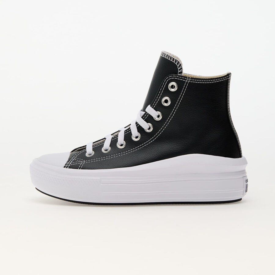 Sneakers Converse Chuck Taylor All Star Move Platform Leather Black/ White/ White EUR 39-alacsony-ár