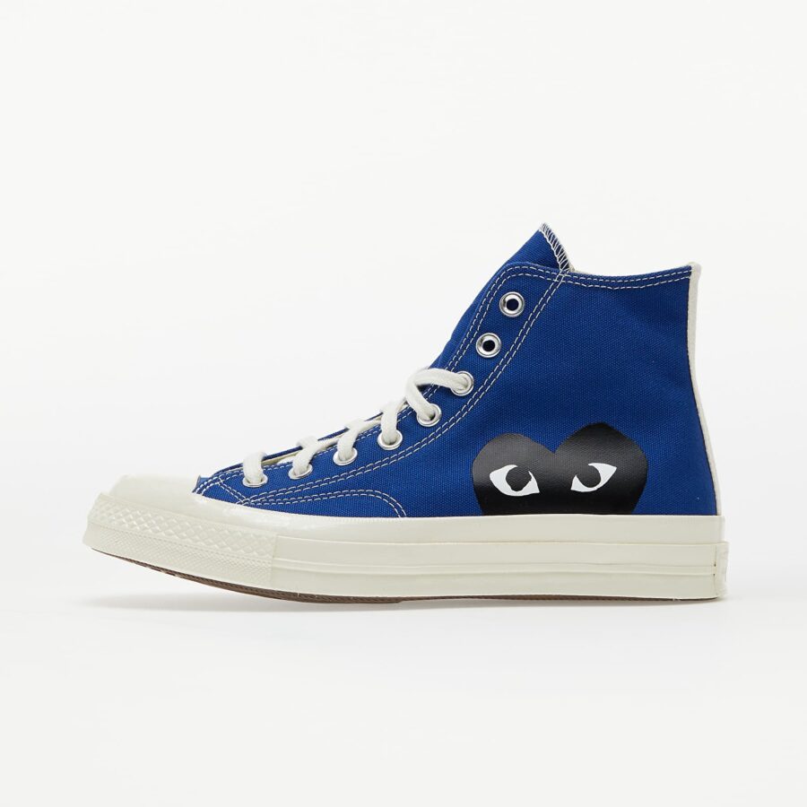 Sneakers Converse x Comme des Garçons PLAY Chuck 70 Hi Blue Quartz/ Egret EUR 42-alacsony-ár