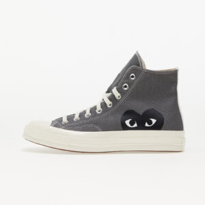 Sneakers Converse x Comme des Garçons PLAY Chuck 70 Hi Gray/ Black/ Egret EUR 46.5-alacsony-ár