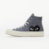 Sneakers Converse x Comme des Garcons PLAY Chuck 70 Hi Steel Gray/ Egret EUR 41.5-alacsony-ár