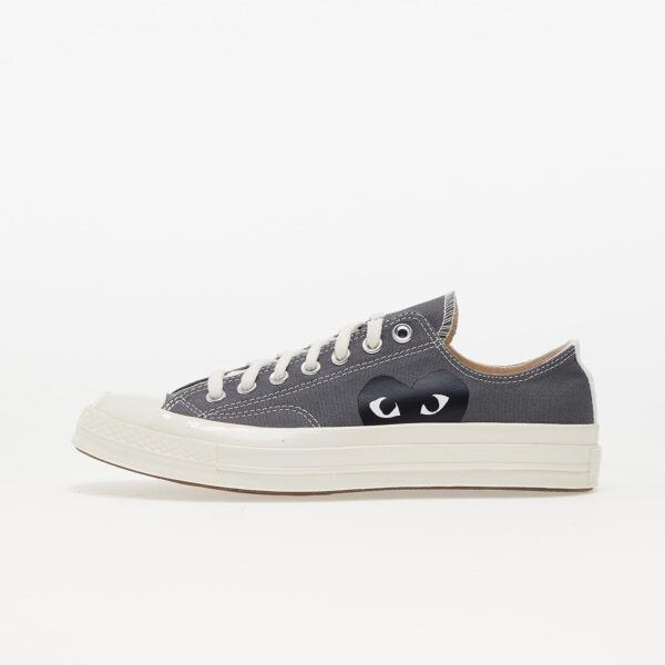 Sneakers Converse x Comme des Garçons PLAY Chuck 70 OX Gray/ Black/ Egret EUR 42-alacsony-ár
