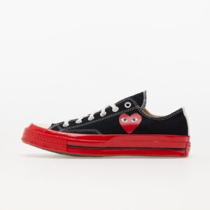 Sneakers Converse x Comme des Garçons PLAY Chuck Taylor 70 Low Top Red Sole Black EUR 42-alacsony-ár