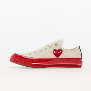 Sneakers Converse x Comme des Garçons PLAY Chuck Taylor 70 Low Top Red Sole White EUR 41.5-alacsony-ár