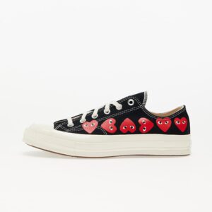 Sneakers Converse x Comme des Garçons PLAY Chuck Taylor 70 OX Multi Heart Black/ Hi Risk Red/ Egret EUR 36.5-alacsony-ár