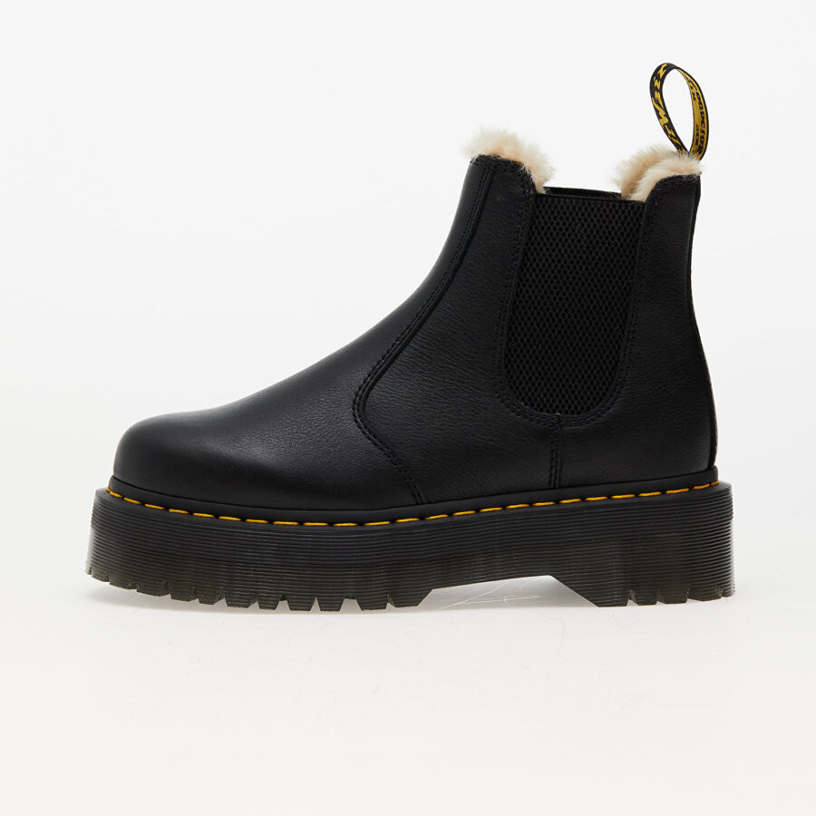Sneakers Dr. Martens 2976 Quad Fur Lined Platform Chelsea Boots Black Pisa EUR 36-alacsony-ár