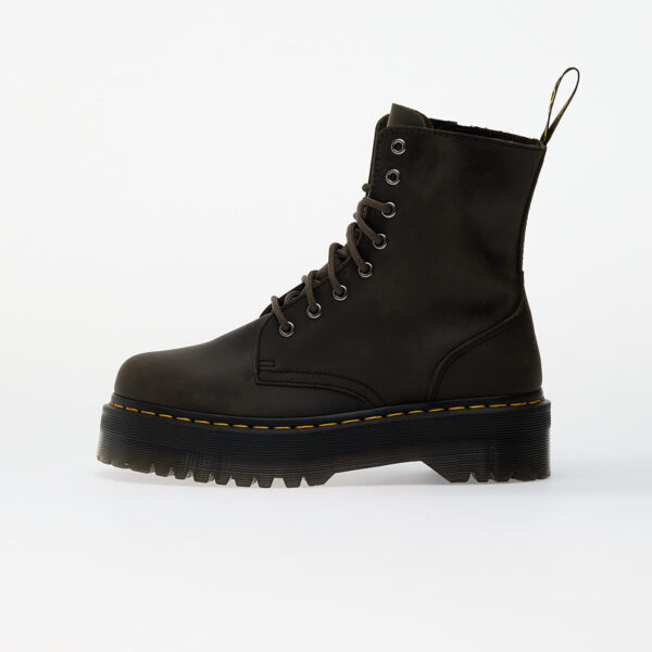 Sneakers Dr. Martens Jadon Charcoal Grey Burnished Waxy Pull Up EUR 36-alacsony-ár