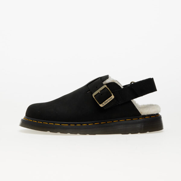 Sneakers Dr. Martens Jorge II FL Black Archive Pull Up & Natural Fine Borg EUR 44-alacsony-ár