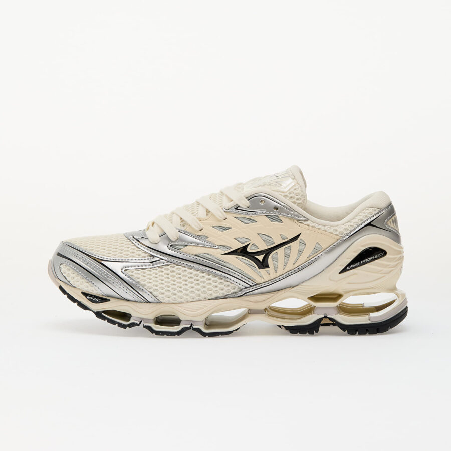 Sneakers Mizuno Wave Prophecy Ls Pristine/ Black/ Silver EUR 40.5-alacsony-ár