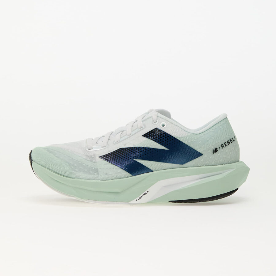 Sneakers New Balance FuelCell Rebel v4 White/ Light Green/ Blue EUR 39.5-alacsony-ár