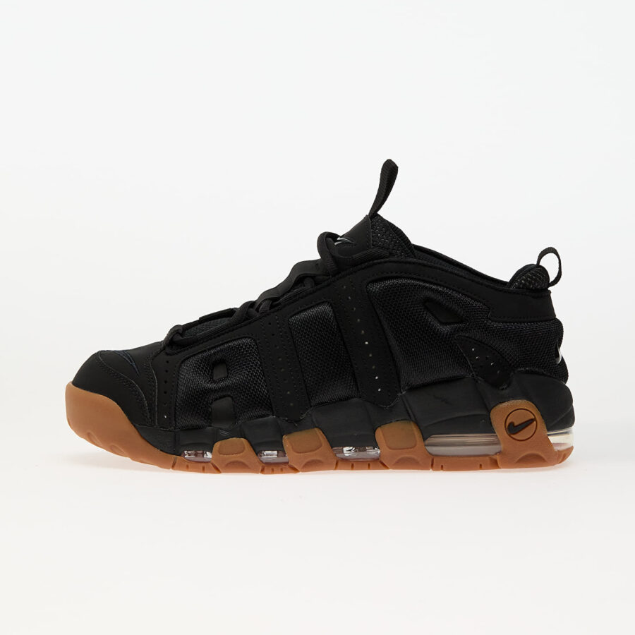 Sneakers Nike Air More Uptempo Low Black/ Black-Gum Med Brown EUR 40-alacsony-ár