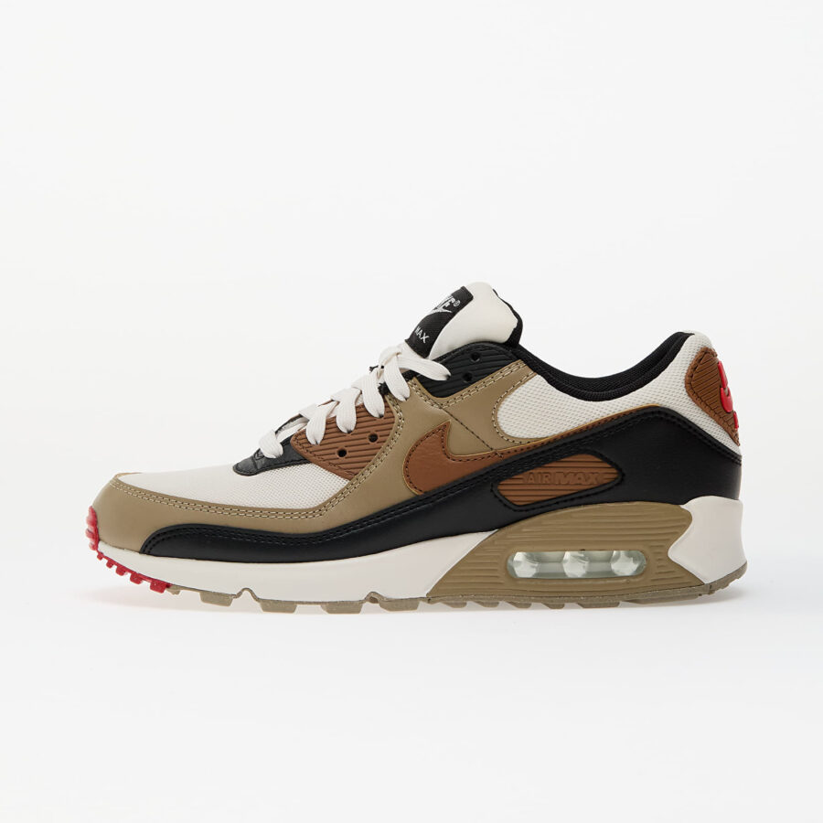 Sneakers Nike W Air Max 90 Phantom/ Lt British Tan-Black-Fire Red EUR 36.5-alacsony-ár