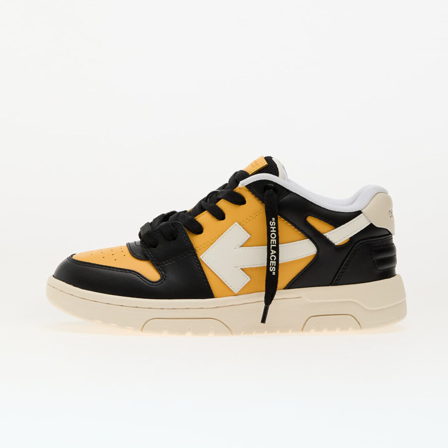 Sneakers Off-White Kids Out Of Office Ocher Yellow Black EUR 32-alacsony-ár