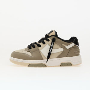 Sneakers Off-White Kids Out Of Office Olive Green Light Brown EUR 32-alacsony-ár