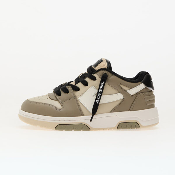 Sneakers Off-White Kids Out Of Office Olive Green Light Brown EUR 32-alacsony-ár