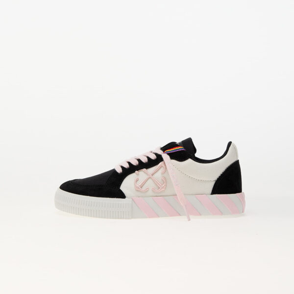 Sneakers Off-White Low Vulcanized Canvas/ Suede Black - Off White EUR 33-alacsony-ár