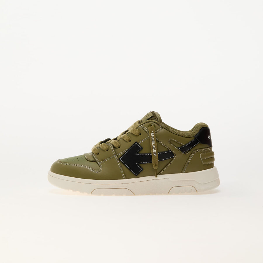 Sneakers Off-White Out Of Office Olive Green - Black EUR 34-alacsony-ár
