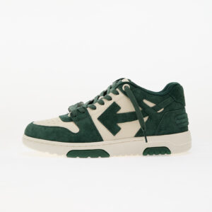 Sneakers Off-White Out Of Office Suede Jet Green Ecru EUR 41-alacsony-ár