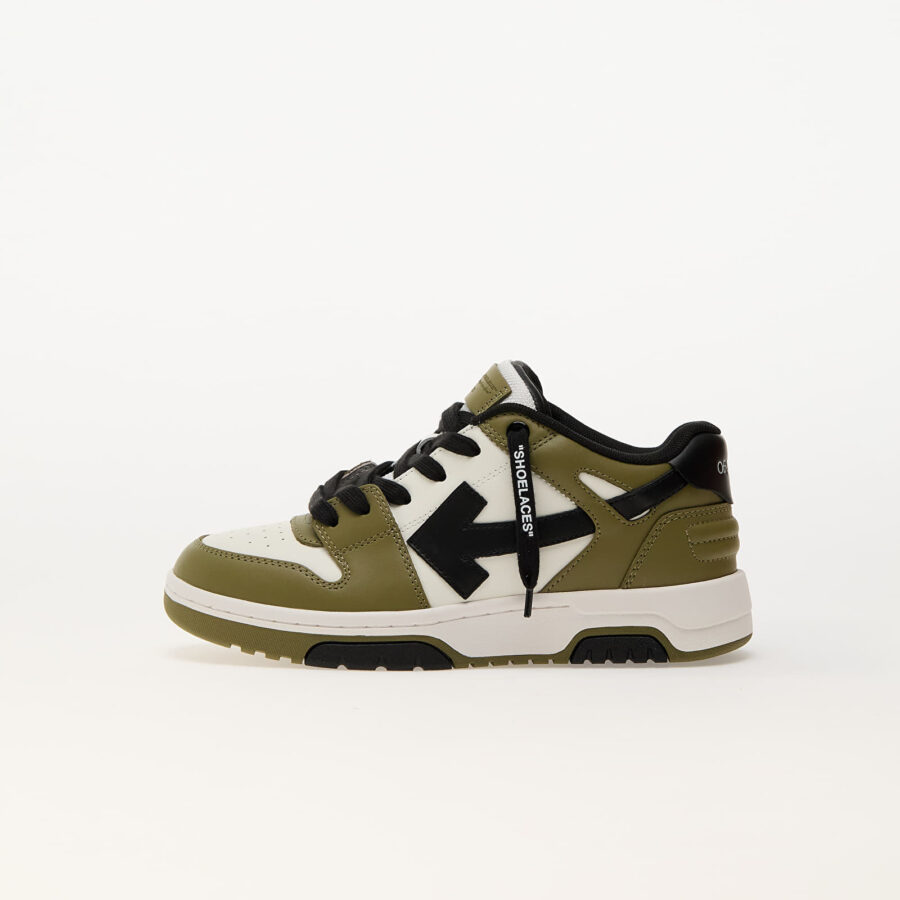 Sneakers Off-White Out Of Office White - Olive Green EUR 33-alacsony-ár