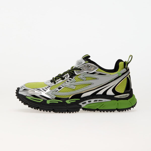 Sneakers Off-White Ow Be Right Back Silver Green Fluo EUR 42-alacsony-ár