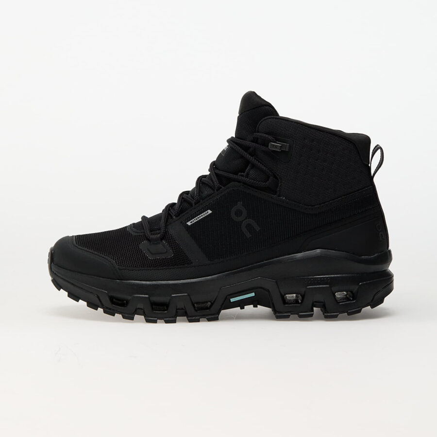 Sneakers On M Cloudrock Mid WP Black/ Black EUR 42-alacsony-ár