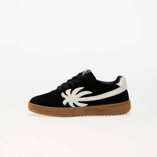 Sneakers Palm Angels Kids Palm Beach University Leather Black White EUR 33-alacsony-ár
