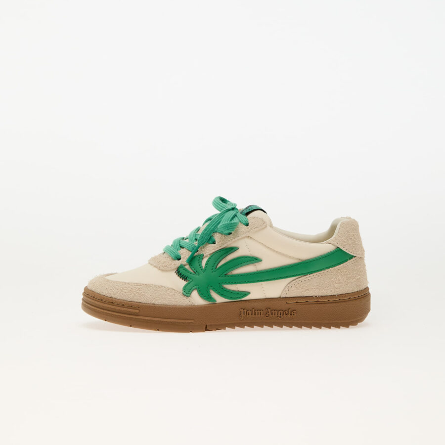 Sneakers Palm Angels Kids Palm Beach University Nylon Beige Green EUR 33-alacsony-ár