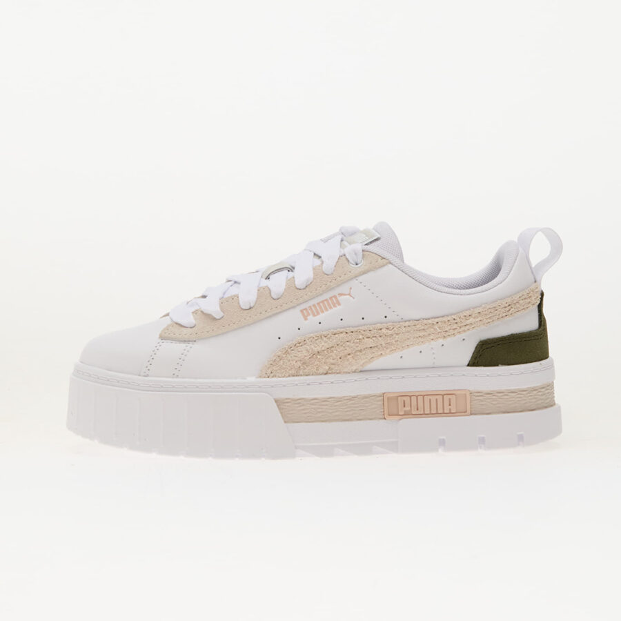 Sneakers Puma Mayze Mix Wns Puma White-Alp Snw-Loden Grn EUR 36-alacsony-ár