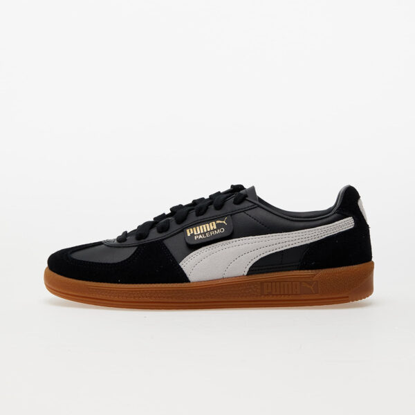 Sneakers Puma Palermo Leather Puma Black-Feather Gray-Gum EUR 38-alacsony-ár