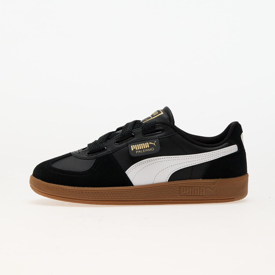 Sneakers Puma Palermo Wide Lace SD Puma Black-Puma White EUR 36-alacsony-ár