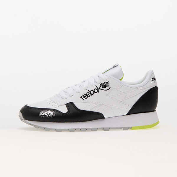 Sneakers Reebok Classic Leather Core Black/ Ftw White/ Acid Yellow EUR 36-alacsony-ár